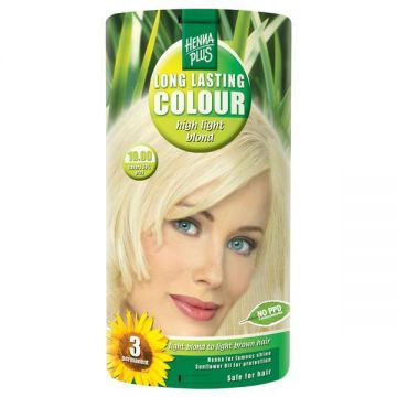 Vopsea par, Long Lasting Colour, 10.00 High Light Blond, Hennaplus