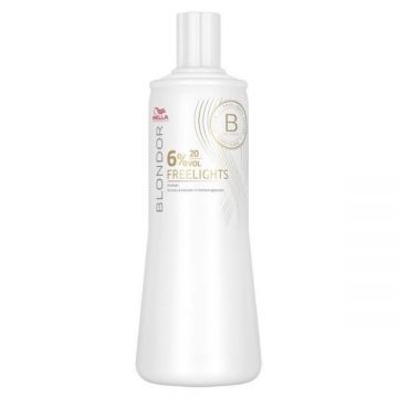 Oxidant - Wella Professionals Blondor Freelights Developer, 6% - 20 Vol, 1000ml