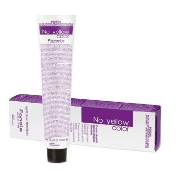 Vopsea Crema Anti-Ingalbenire Fanola No Yellow Color T. VIO Toner Violet, 100ml