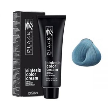 Vopsea Crema Permanenta - Black Professional Line Sintesis Color Cream Glam Colors, nuanta GL-C1 Maldives Azure, 100ml