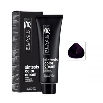 Vopsea Crema Permanenta - Black Professional Line Sintesis Color Cream, nuanta 4.62 Lambrusco Red, 100ml