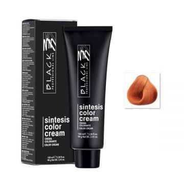 Vopsea Crema Permanenta - Black Professional Line Sintesis Color Cream, nuanta 8.4 Copper Light Blonde, 100ml