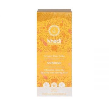 Vopsea de Par Naturala Blond Sunrise Khadi, 100 g