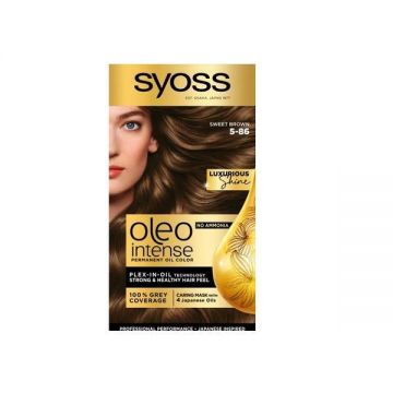 Vopsea de par, Syoss Oleo Intense, nuanta 5-86 Saten Incantator