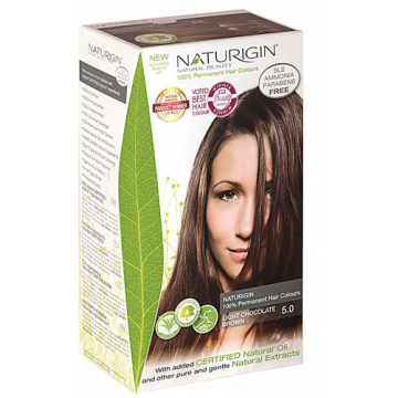 Vopsea de par Light Chocolate Brown 5.0, 115ml, Naturigin