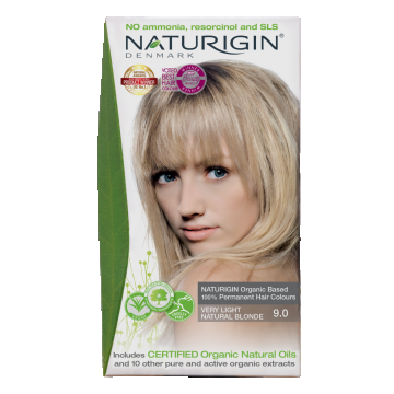 Vopsea de par Very Light Blonde 9.0, 115ml, Naturigin