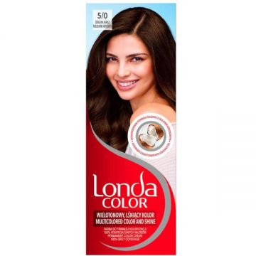 Vopsea Permanenta - Londa Color Multicolored Color and Shine, nuanta nr 5/0 Medium Brown, 1 buc