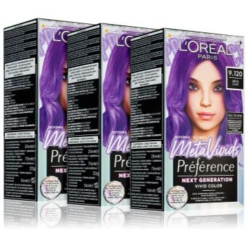 L’Oréal Paris Préférence Meta Vivids vopsea de par semi-permanenta (ambalaj economic)