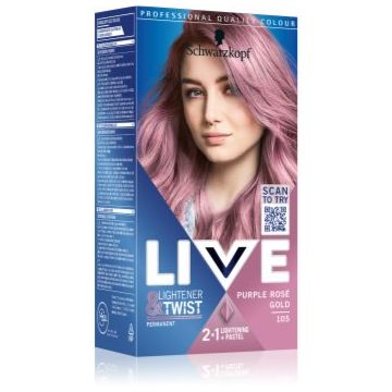 Schwarzkopf LIVE Lightener & Twist Culoare permanenta pentru par pentru decolorarea părului