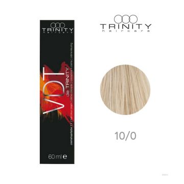 Vopsea crema pentru par VDT Trinity Haircare 10/0 Extra blond, 60 ml