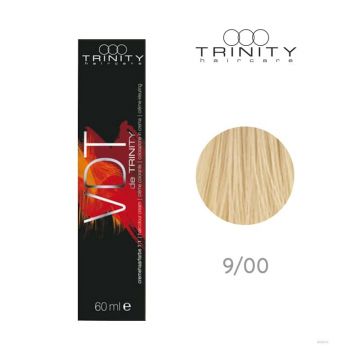 Vopsea crema pentru par VDT Trinity Haircare 9/00 Blond luminos cald, 60 ml