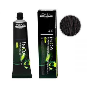 Vopsea de Par Demi-permanenta L'Oreal Professionnel Inoa 4.0 Deep Brown, 60 ml