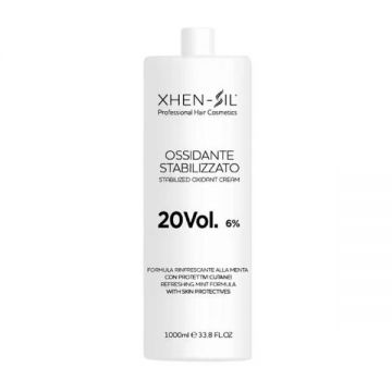 Oxidant Crema pentru Vopsea 20 Vol. 6% - Xhen-Sil Stabilized Oxidant Cream, 1000 ml