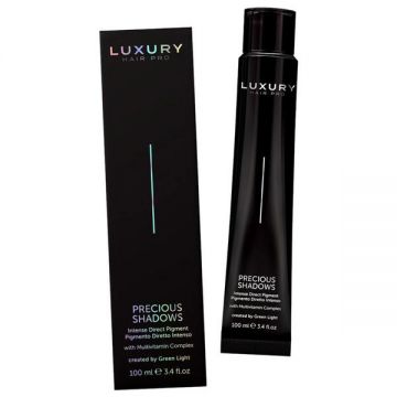 Pigment - Precious Shadows Luxury Hair Pro, nuanta Black Onyx, Green Light, 100 ml