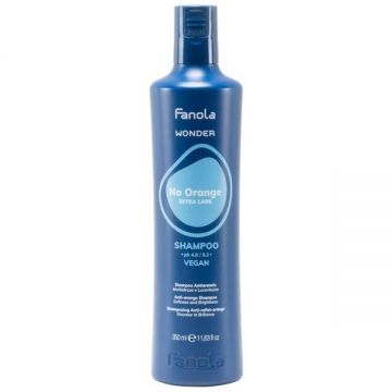 Sampon Impotriva Tonurilor de Portocaliu - Fanola Wonder No Orange Shampoo, 350 ml