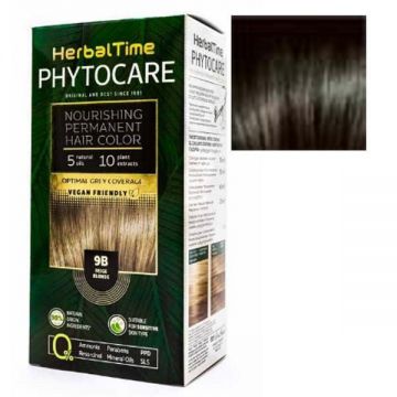 SHORT LIFE - Vopsea pentru Par Herbal Time Phytocare Rosa Impex, nuanta 4N