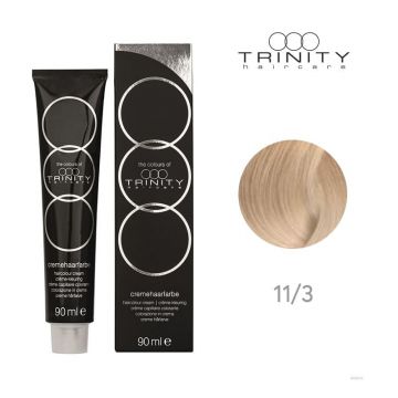 Vopsea crema pentru par COT Trinity Haircare 11/3 Blond special auriu, 90 ml