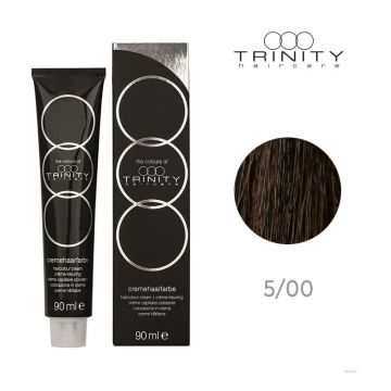 Vopsea crema pentru par COT Trinity Haircare 5/00 Maro deschis cald, 90 ml