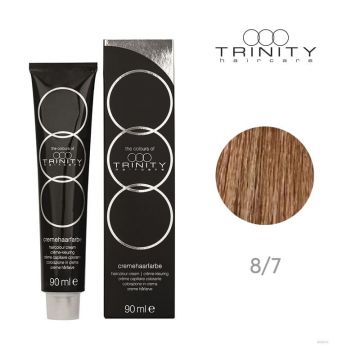 Vopsea crema pentru par COT Trinity Haircare 8/7 Stejar, 90 ml