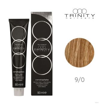 Vopsea crema pentru par COT Trinity Haircare 9/0 Blond luminos, 90 ml