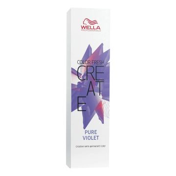 Vopsea de par semi-permanenta Color Fresh Create Pure Violet, 60ml, Wella Professionals