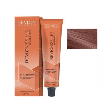 Vopsea Permanenta - Revlon Professional Revlonissimo Colorsmetique Ker-Ha Complex Permanent Hair Color, nuanta 6.46 Dark Copper Red Blonde, 60 ml