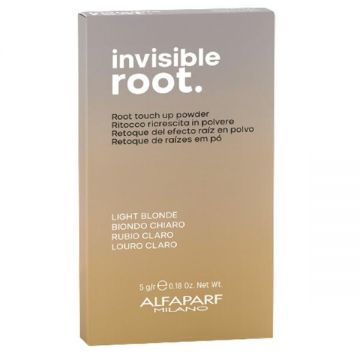 Pudra Coloranta pentru Radacini - Alfaparf Milano Invisible Root Powder, nuanta Light Blonde, 5 g