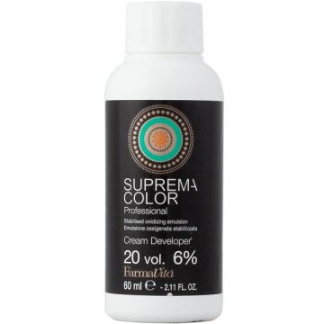 Oxidant Permanent 20 vol. 6% - FarmaVita Suprema Color Professional Cream Developer 20 vol. 6%, 60 ml