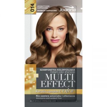 Sampon nuanțator fără amoniac Joanna Multi Effect 014 capuccino, 35ml