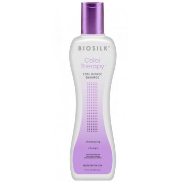 Sampon pentru Par Blond - Biosilk Farouk Color Therapy Cool Blonde Shampoo 355 ml