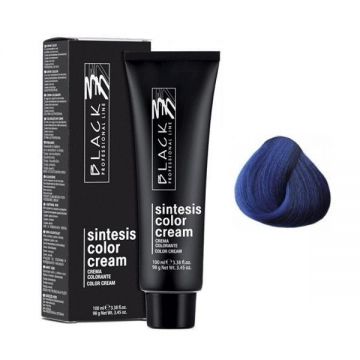 Vopsea Crema Permanenta - Black Professional Line Sintesis Color Cream Glam Colors, nuanta GL-C2 Ocean Blue, 100ml