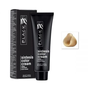 Vopsea Crema Permanenta - Black Professional Line Sintesis Color Cream, nuanta 10.0 Extra Light Blond, 100ml