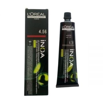 Vopsea de Par Demi-permanenta L'Oreal Professionnel Inoa 4.56 Medium Brown Mahogany, 60 ml