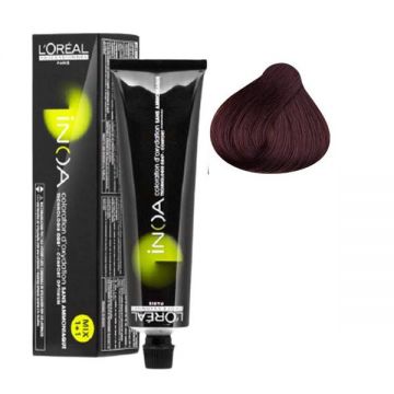 Vopsea de Par Demi-permanenta L'Oreal Professionnel Inoa 5.32 Light Golden Iridescent Brown, 60 ml