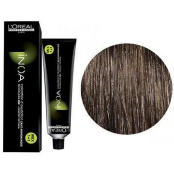 Vopsea de Par Demi-permanenta L'Oreal Professionnel Inoa 6.32 Dark Golden Iridescent Blonde, 60 m