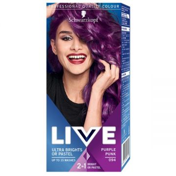 Vopsea de Par - Schwarzkopf Live Ultra Brights or Pastel, nuanta 094 Purple Punk