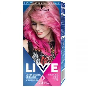 Vopsea de Par - Schwarzkopf Live Ultra Brights or Pastel, nuanta 093 Shocking Pink