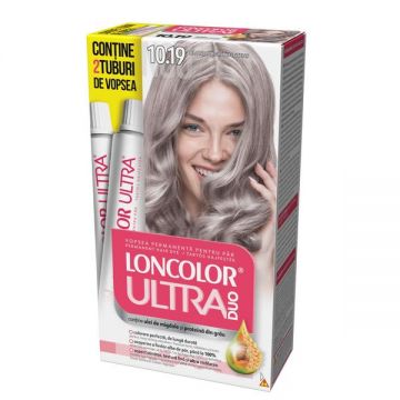 Vopsea Permanenta pentru Par Loncolor Ultra Max, nuanta 10.19 blond argintiu intens