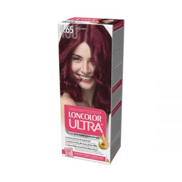 Vopsea Permanenta pentru Par Loncolor Ultra, nuanta 6.65 rosu coral