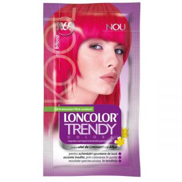 Vopsea Semipermanenta Loncolor Trendy Colors, nuanta R69 roz britpop, 2x 25 ml