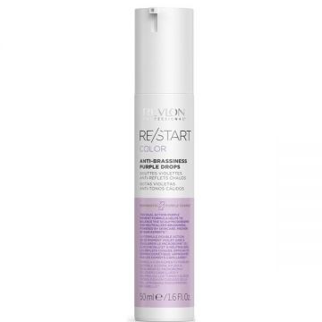 Ser pentru Par cu Pigmenti Violeti - Revlon Professional Re/Start Color Anti-brassiness Purple Drops, 50 ml