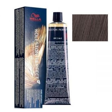 Vopsea Crema Permanenta - Wella Professionals Koleston Perfect ME+ Pure Naturals, nuanta 5/18 Maro Deschis Ash Pearl, 60ml