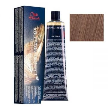 Vopsea Crema Permanenta - Wella Professionals Koleston Perfect ME+ Pure Naturals, nuanta 7/36 Blond Mediu Auriu Violet, 60ml