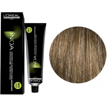 Vopsea de Par Demi-permanenta L'Oreal Professionnel Inoa 7.31 Golden Ash Blonde, 60 ml