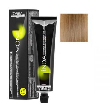 Vopsea de Par Demi-permanenta L'Oreal Professionnel Inoa 8.21 High Resist Iridescent Light Blonde Ash, 60 ml