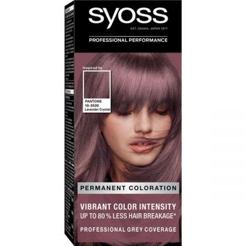 Vopsea de Par Permanenta Inspirata de Pantone - Syoss Professional Performance Permanent Coloration Inspired by Pantone 18-3530, nuanta 8_23 Lavender Crystal