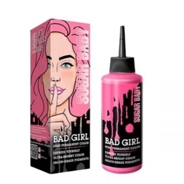 Vopsea directa semi-permanenta - Bad Girl - Sugar Baby / Roz pastel, 150ml