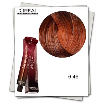 Vopsea Permanenta - L'Oreal Professionnel Majirel Ionene G Incell 6.46 blond aramiu inchis