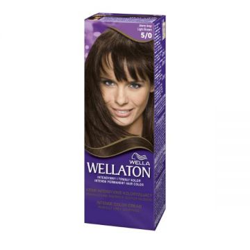 Vopsea Permanenta - Wella Wellaton Intense Color Cream, nuanta 5/0 Saten Deschis