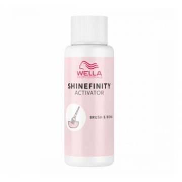 Activator pentru bol si pensula - Wella Professionals Shinefinity Activator 2% - Brush & Bowl Precise Application 60 ml